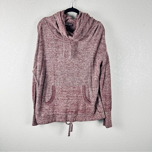 Barefoot Dreams CozyChic Lite Pebble Beach Pullover Hoodie Sweatshirt Size Large - Picture 1 of 11